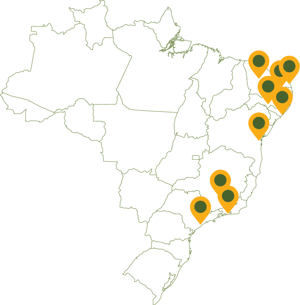 Nós na Criação - Mapa do Brasil